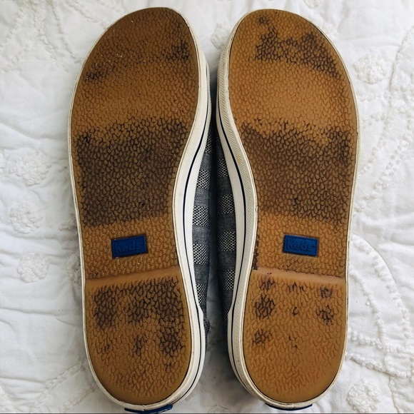 Keds Kickstart Women’s Blue Chambray Stripe 8.5 - Picture 11 of 12